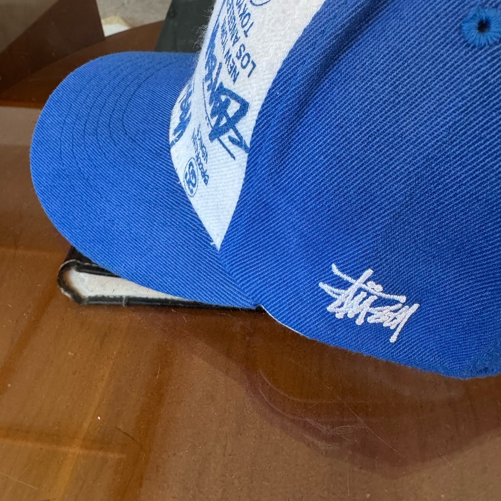 Original Vintage 1990’s Stussy World Tour Fitted Cap Hat Collectible Rare - Picture 9 of 9